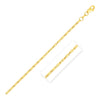 Diamond Cut Fancy Links Pendant Chain in 14k Yellow Gold (1.5mm)
